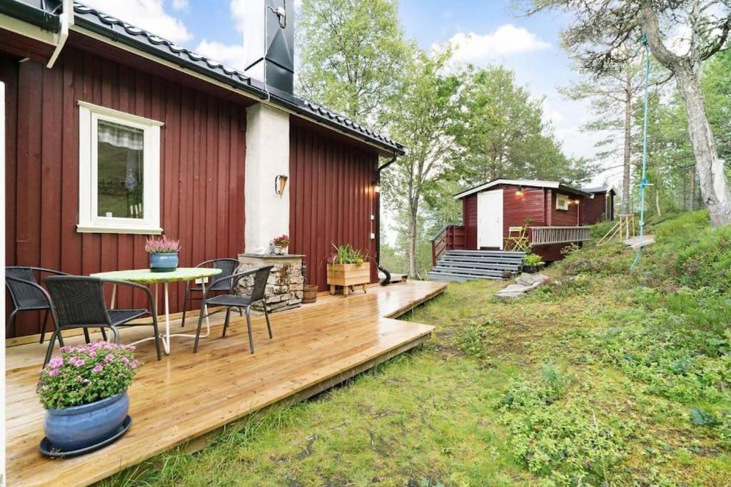 Cozy Cabin With A Great View Skamdal Eksteriør billede
